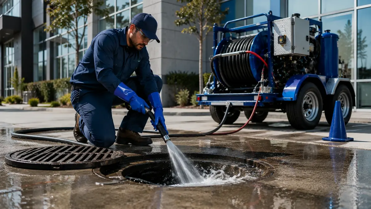 Commercial Hydro Jet Drain Cleaning in Riverdale