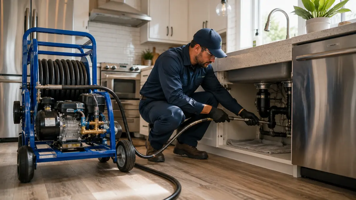 Kitchen Drain Hydro Jetting in Riverdale