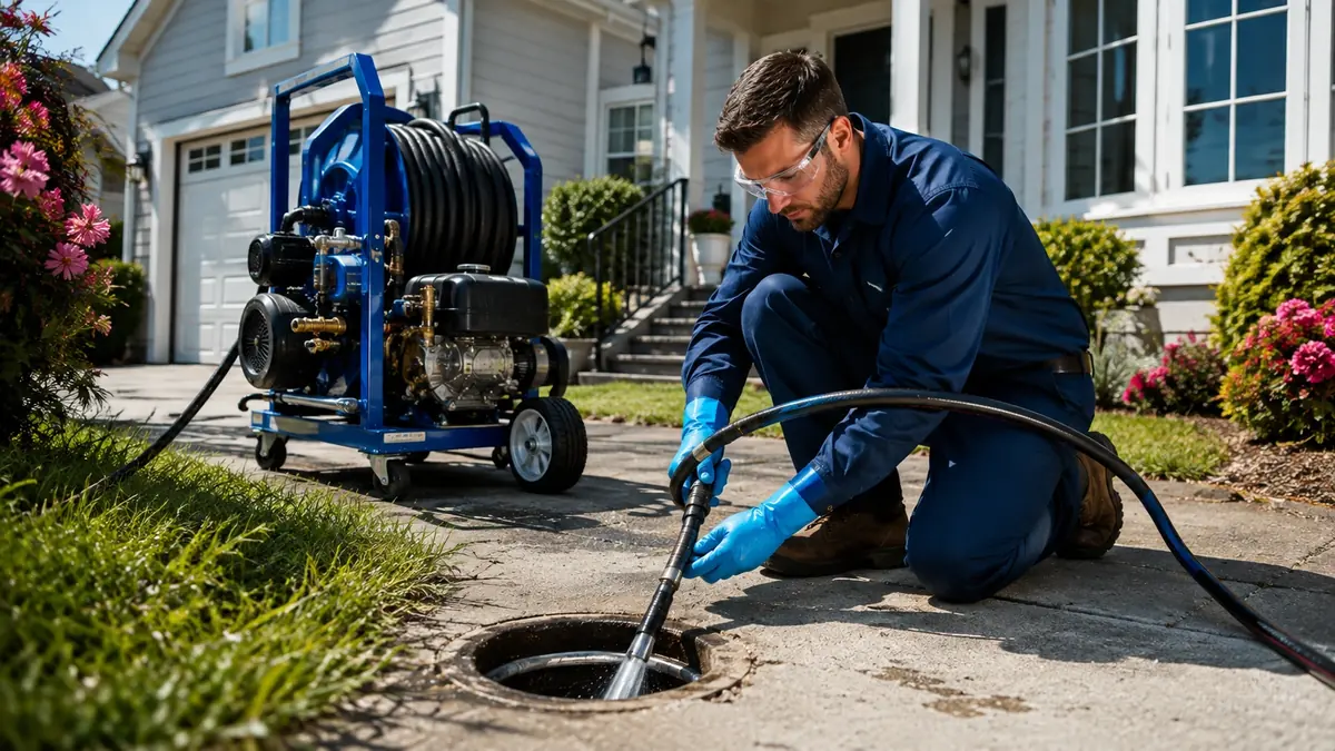Residential Hydro Jet Drain Cleaning in Riverdale