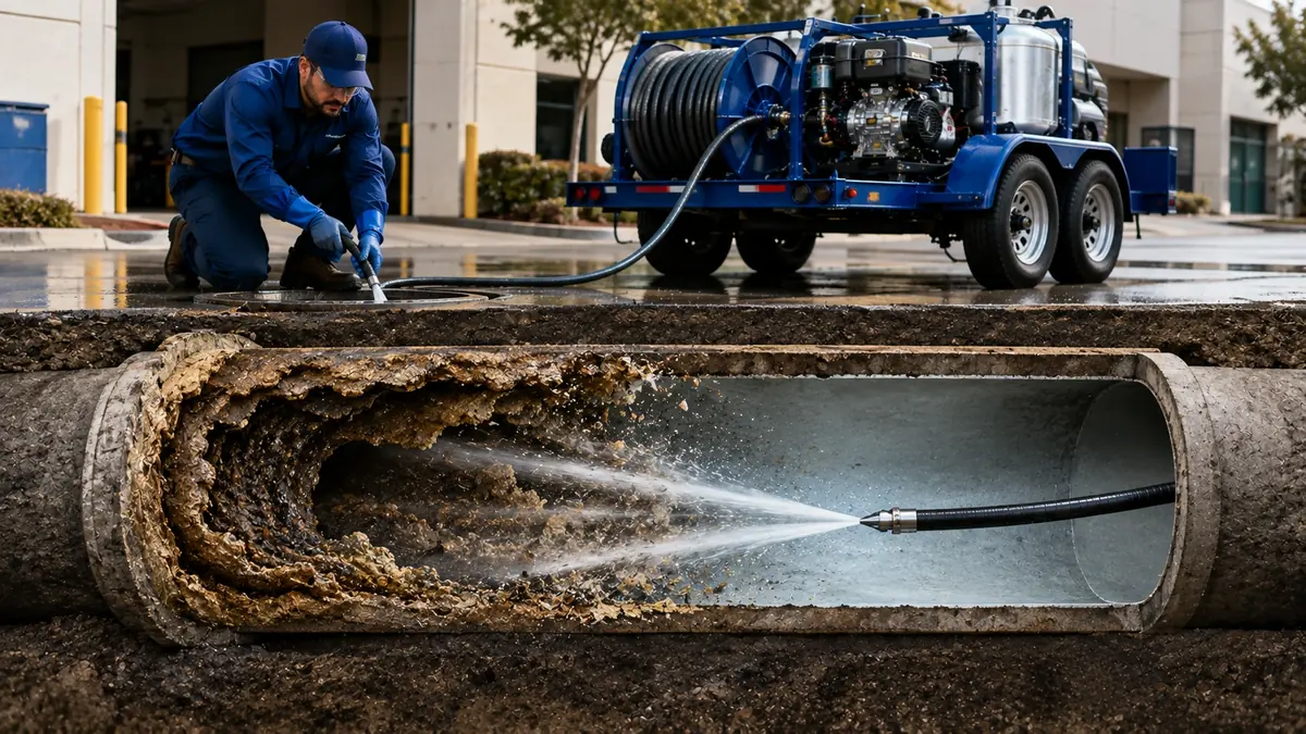 Sewer Pipe Descaling in Riverdale