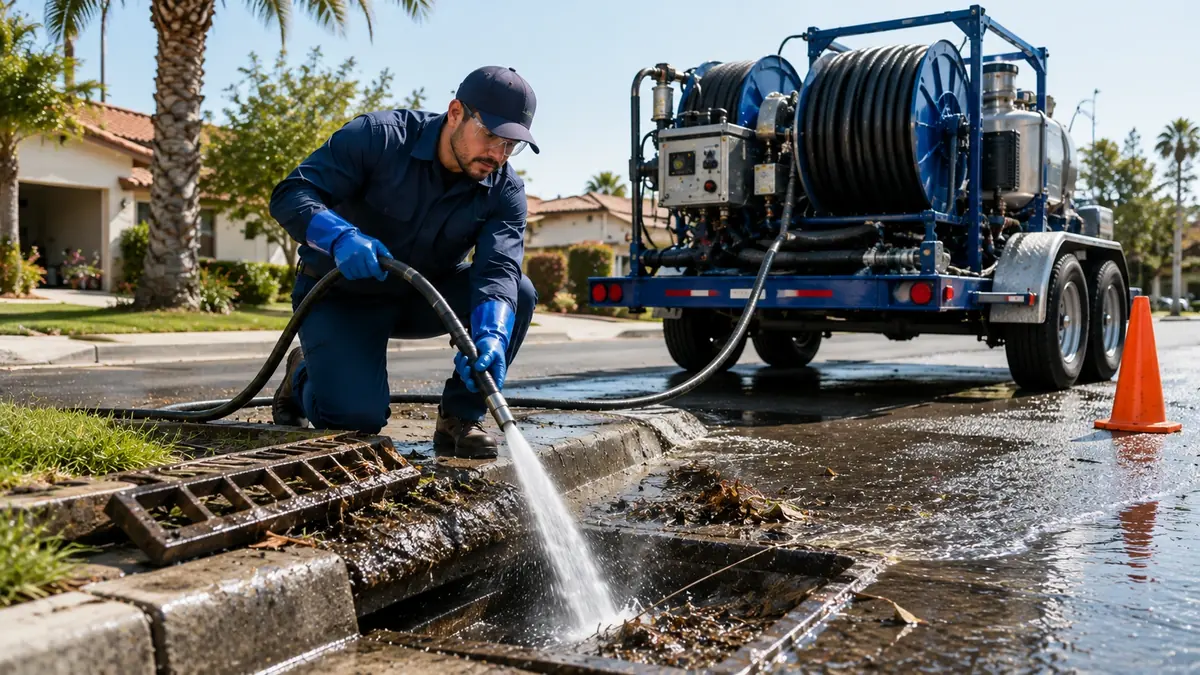 Storm Drain Hydro Jet Cleaning in Riverdale